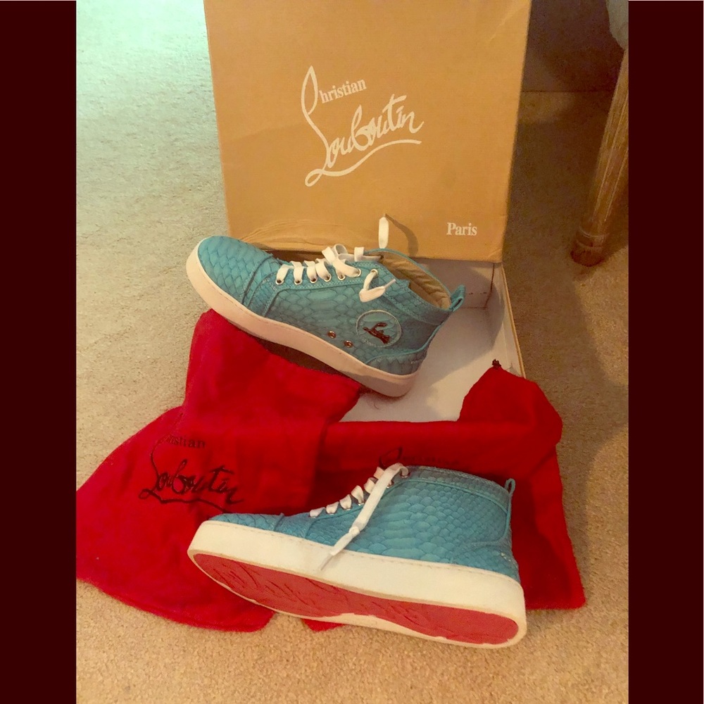 Christian Louboutin High Top Sneakers!